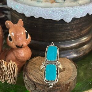 925 Sterling Kingman Turquoise ring